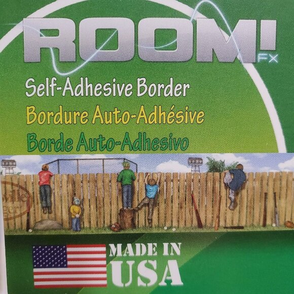 2 Louisville Slugger Border Self Adhesive Removable Wall Paper Baseball Boy Bat - Picture 7 of 9